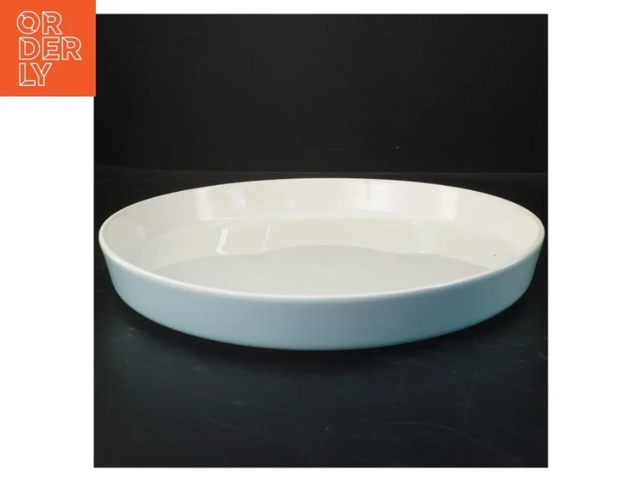 Billede 2 - Hvidt keramisk fad fra Gry Fager (str. Ø 32 cm)