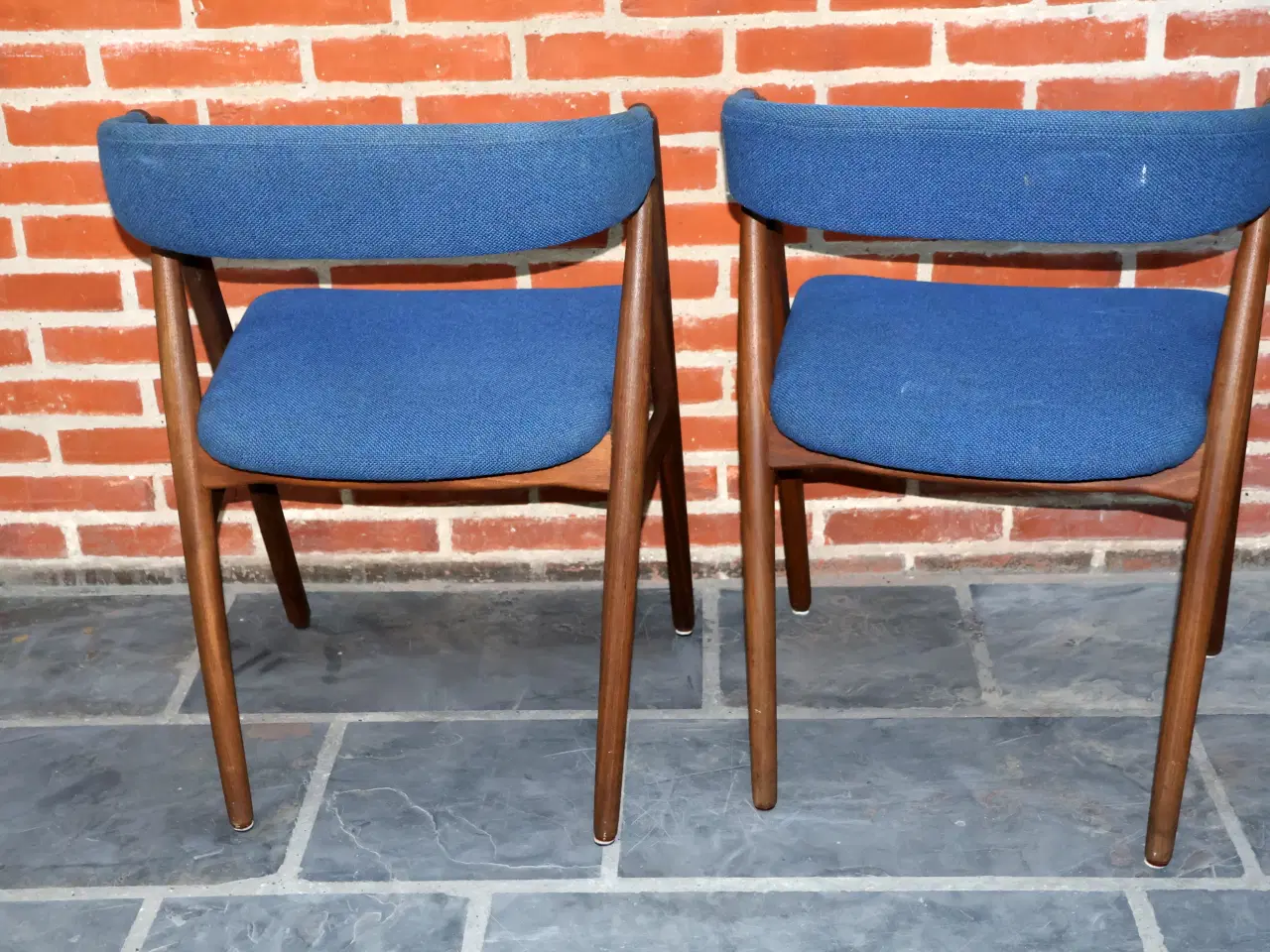 Billede 5 - 4 Stk Thomas Harlev teaktræs spisebordsstole