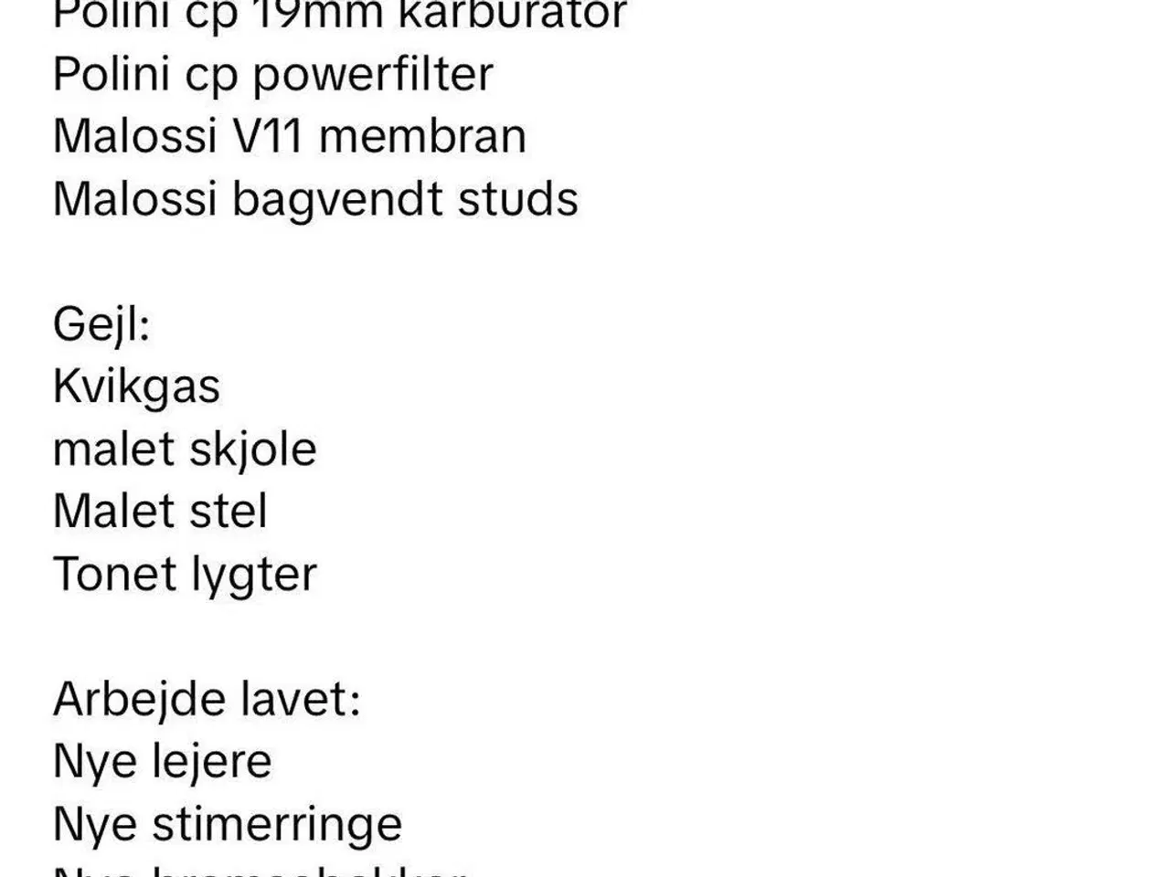 Billede 6 - Gilera stalker 