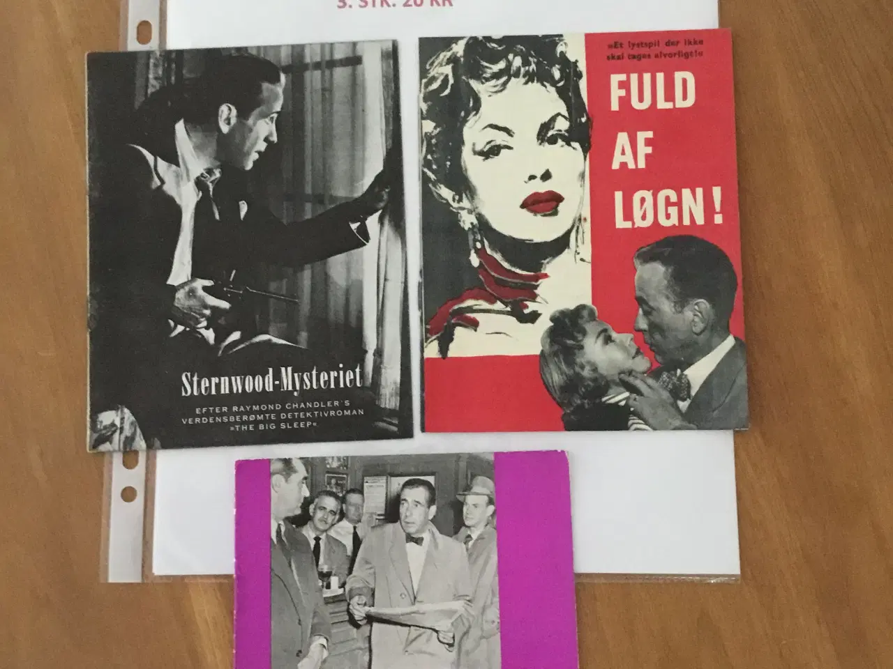 Billede 2 - Filmprogrammer - HUMPHREY BOGART - se rabat