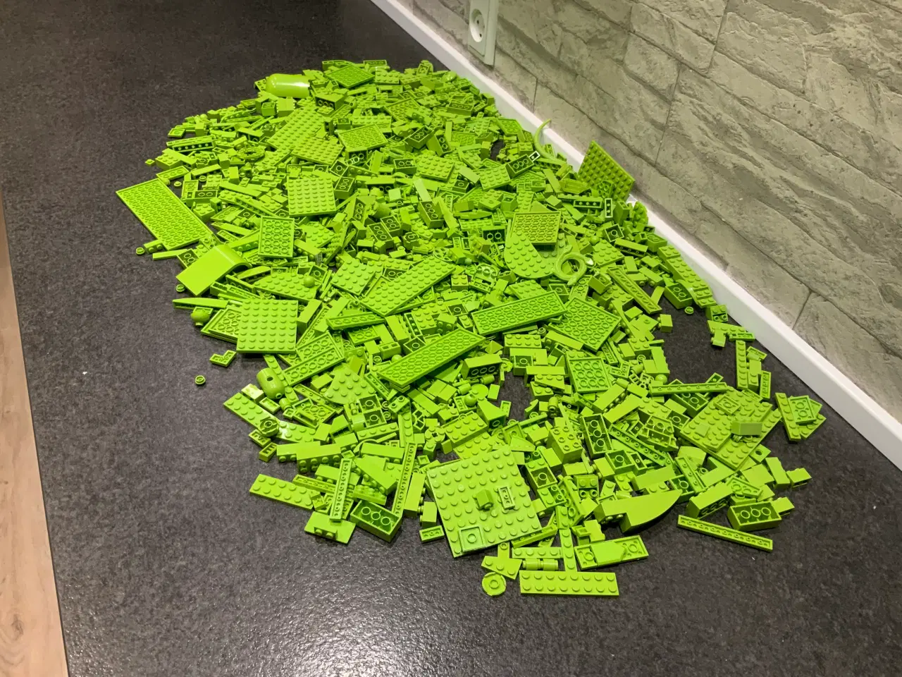 Billede 9 - Lysegrønne legoklodser