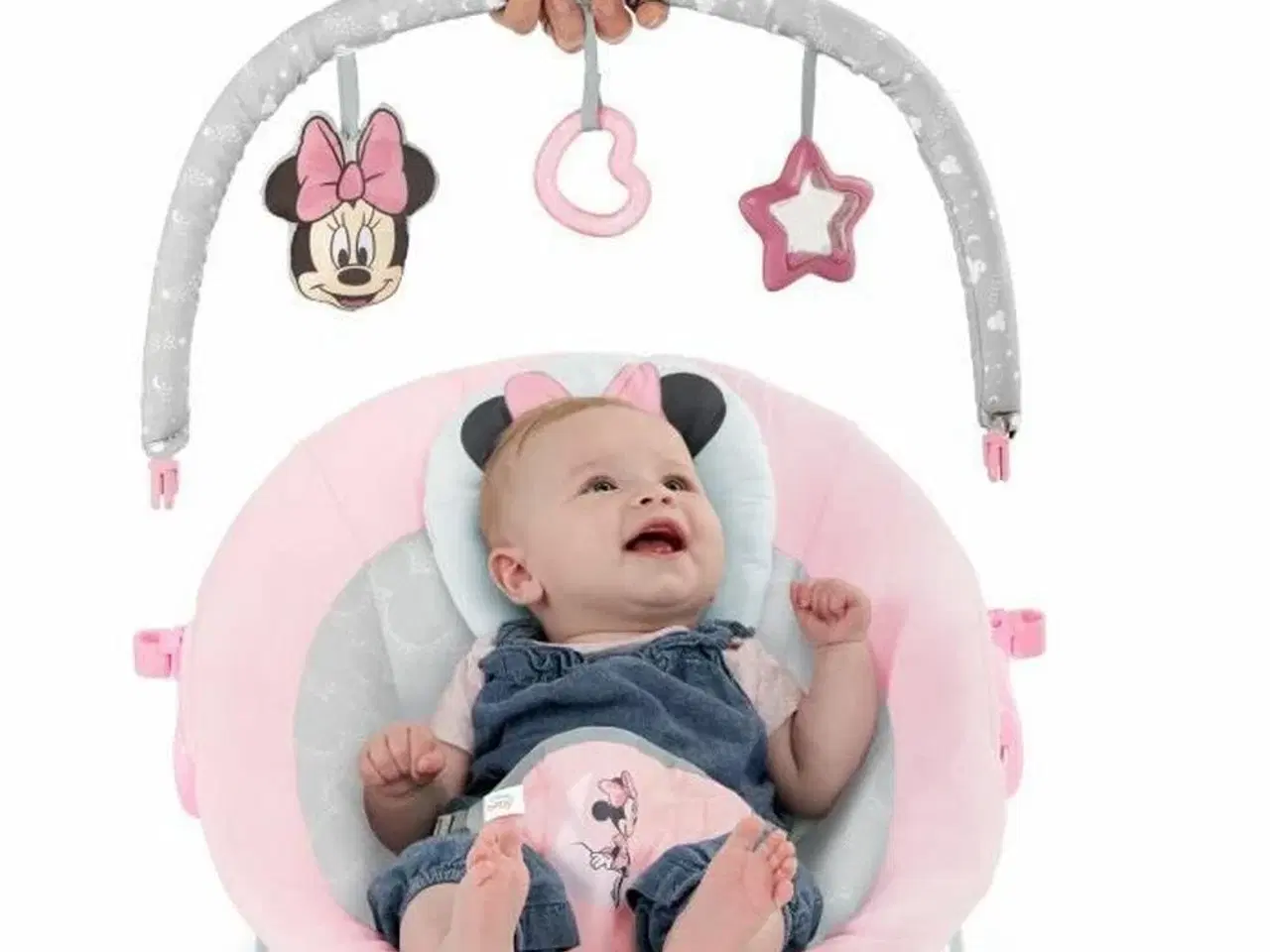 Billede 3 - Bright Starts babyhængekøje - Minnie Mouse, musik & vibration