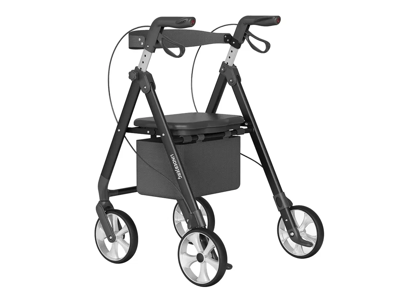 Billede 1 - Lindebjerg Rollator HF 225 letvægt - Sort