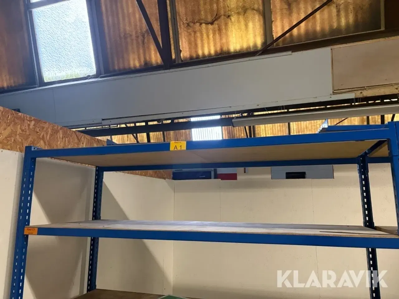 Billede 4 - Værkstedsreol 2 sektioner