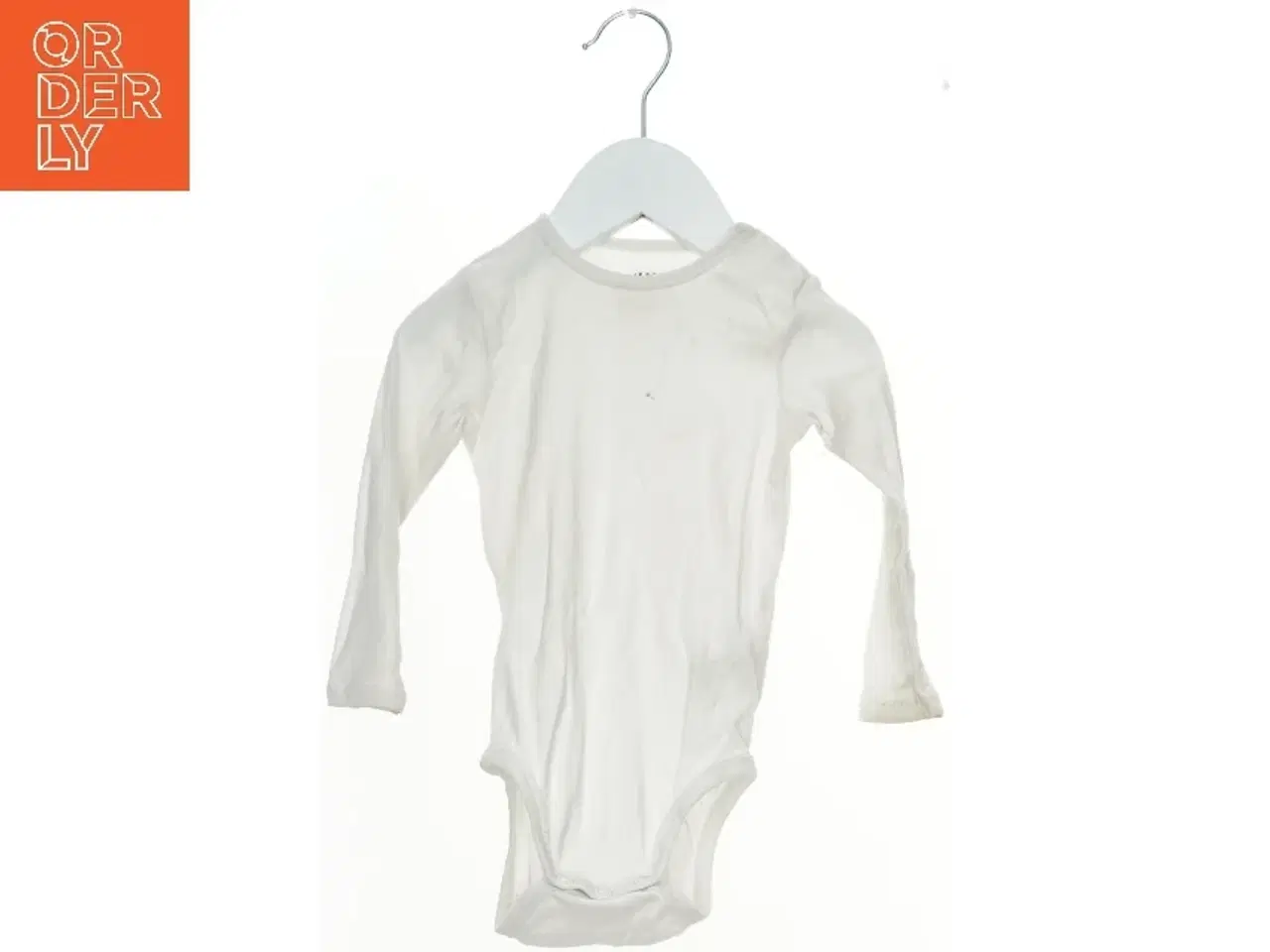 Billede 1 - Hvid bodystocking med lange ærmer fra H&M (str. 80)