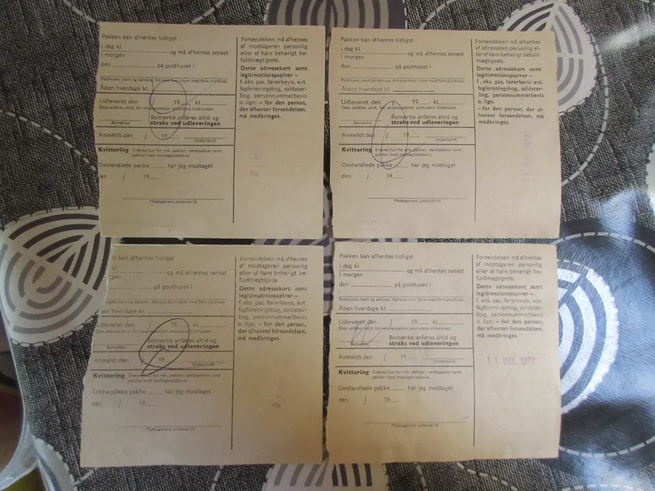 Billede 3 - adressekort fra 1972 15 styk