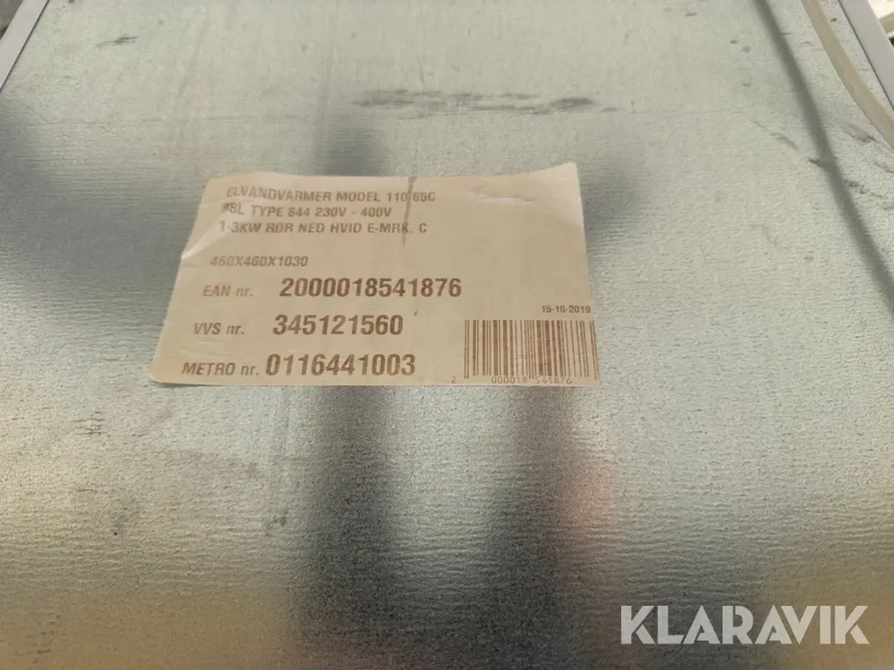 Billede 7 - Vandvarmere Metro Therm Type 844 - 400 Volt