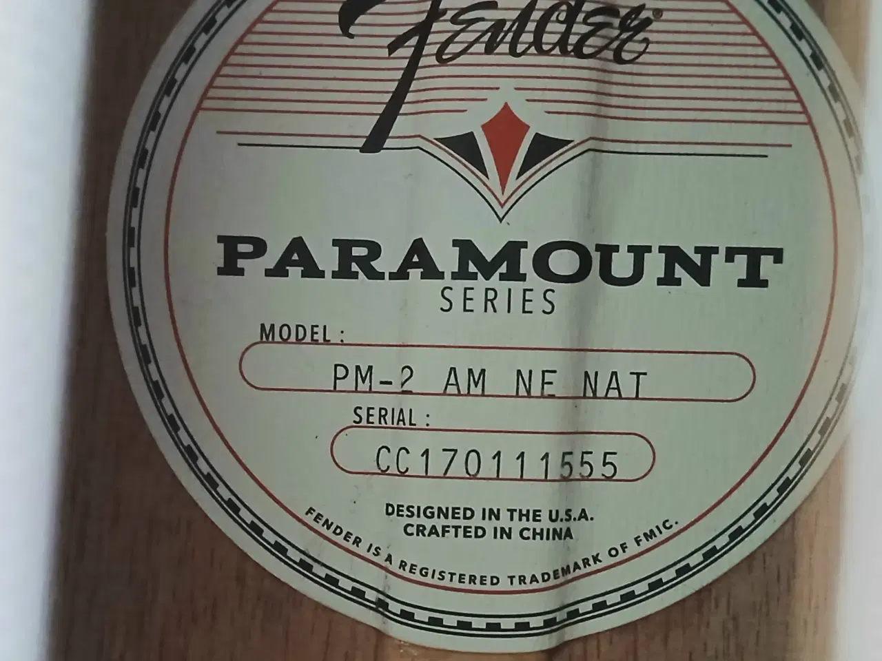 Billede 4 - Fender paramount mahogni 