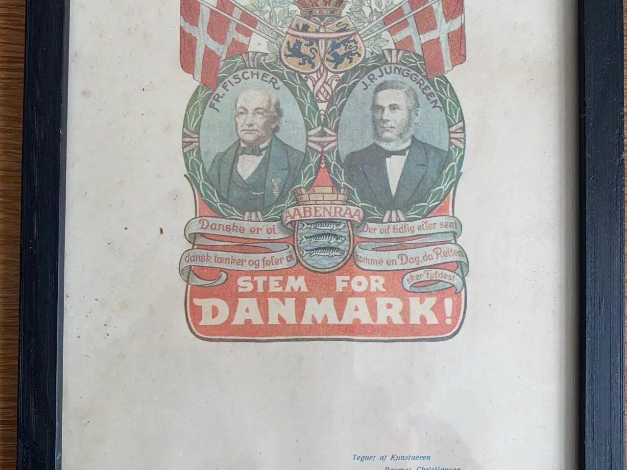 Billede 4 - Indrammet tryk genforeningsplakater 1920