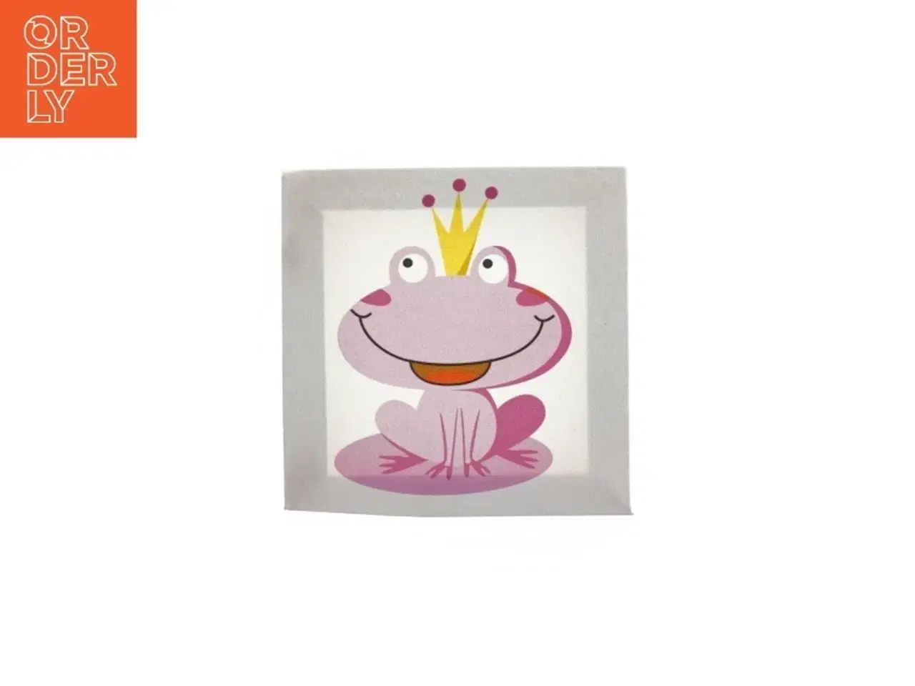 Billede 1 - Billedramme med frømotiv (str. 14 x 14 cm)