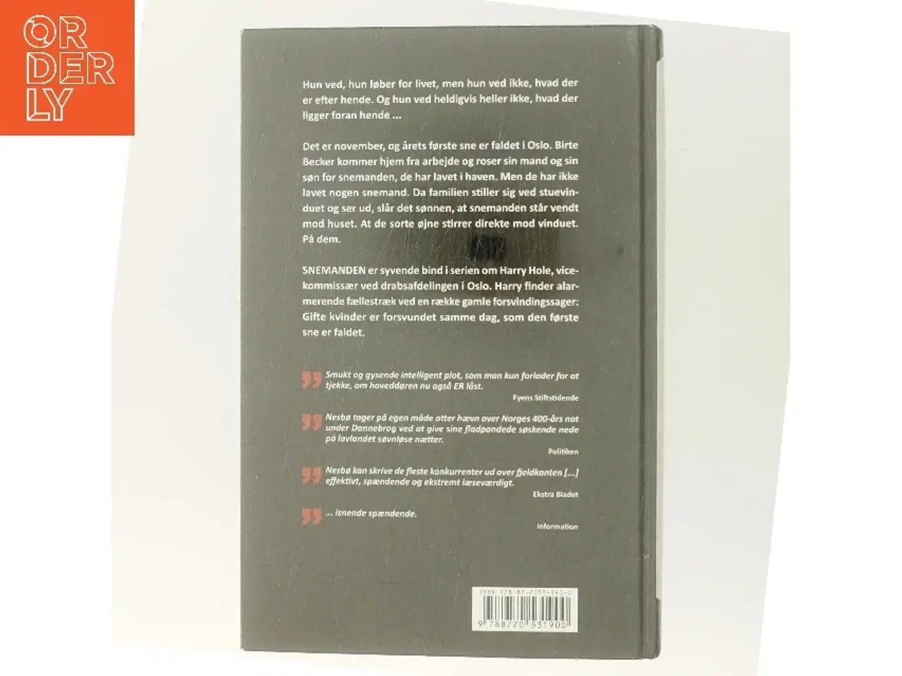 Billede 3 - Snemanden af Jo Nesbø (Bog)