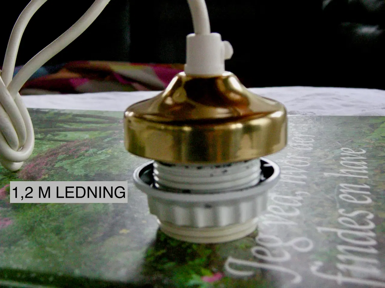 Billede 8 - Vintage pendel, Opalglasskærm, Mundblæst glasskærm