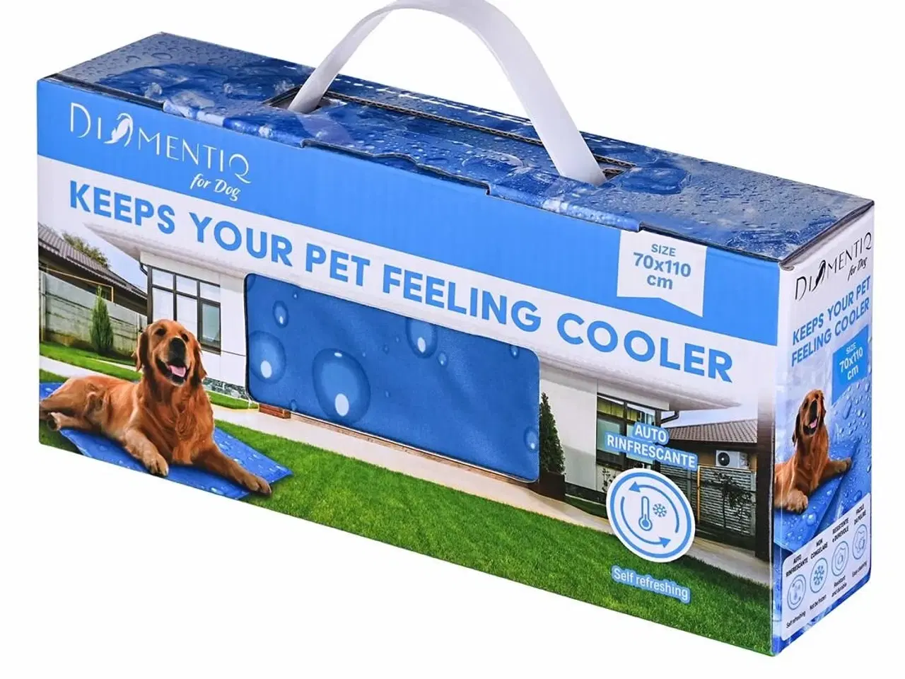 Billede 1 - Kølemåtte til kæledyr DIAMENTIQ – 70 × 110 cm