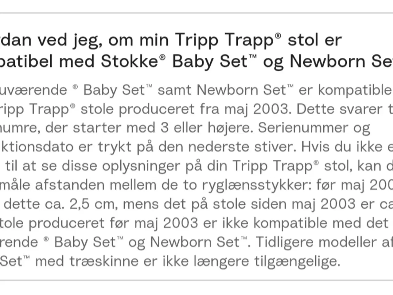 Billede 7 - Stokke newborn babyindsats 