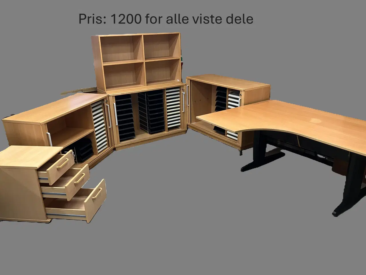 Billede 5 - Gedigne Kontormøbler SYSTEM B8 - dansk produceret 