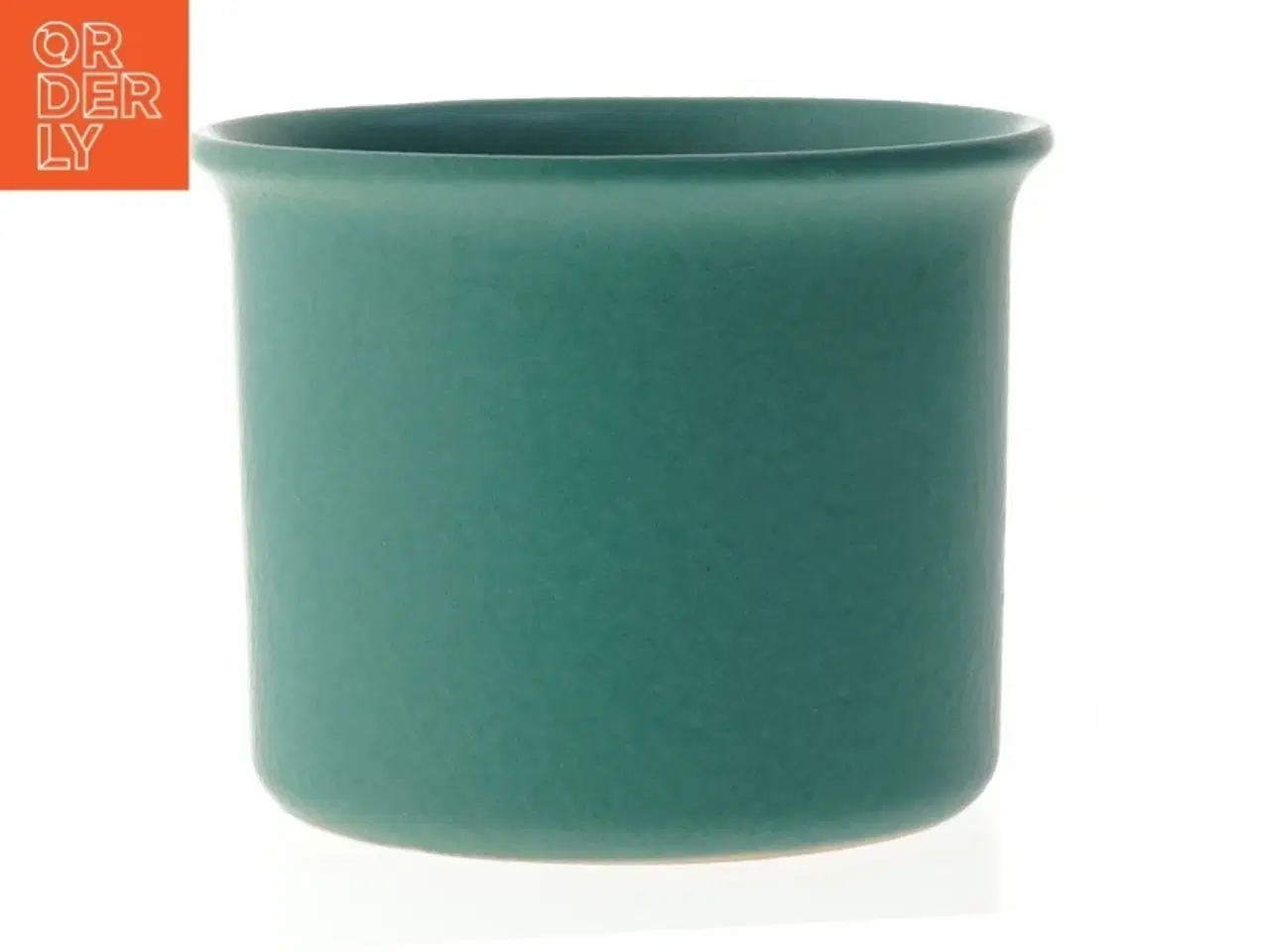 Billede 2 - W GermanyGrøn keramisk vase (str. 10 cm)