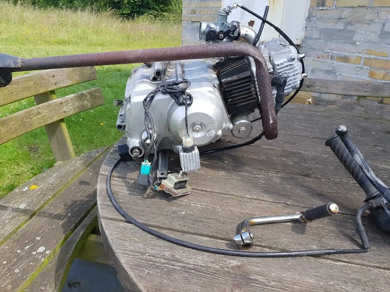 Billede 2 - Motor 110cc med automatkobling