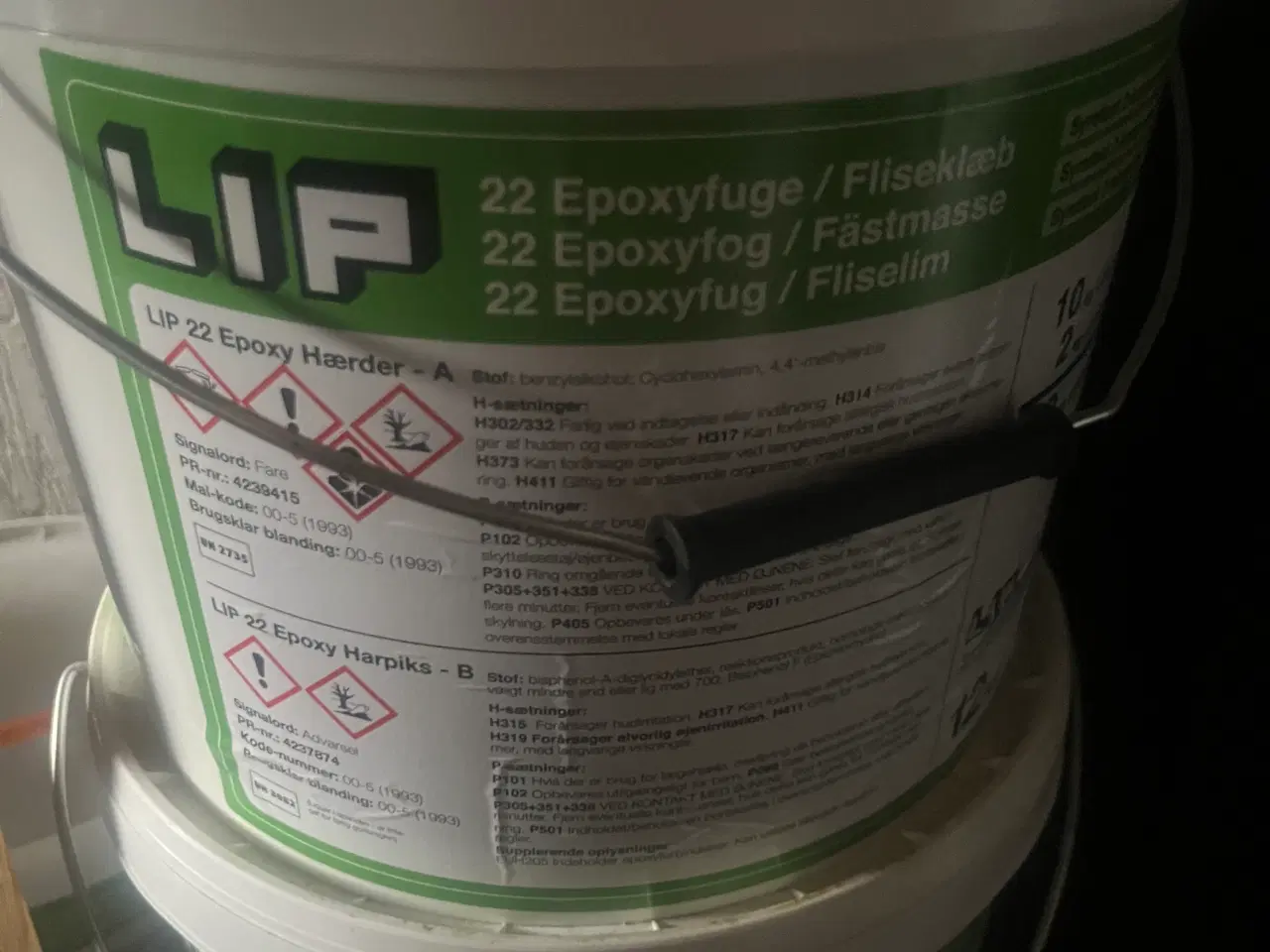 Billede 1 - Lib epoxy 2 komponent fliseklæber 
