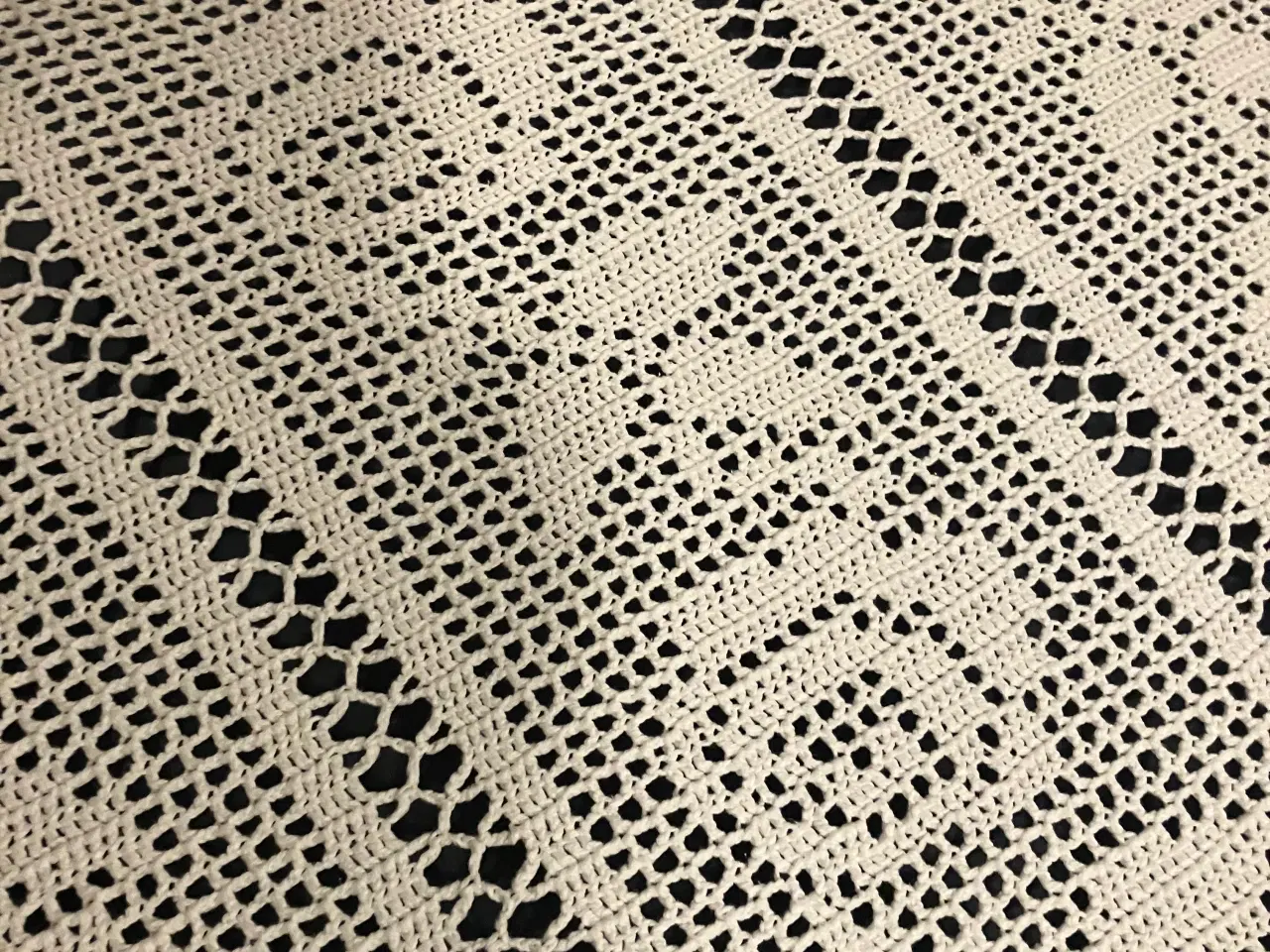 Billede 4 - Hvidt sengetæppe