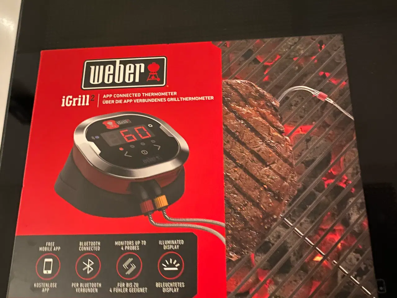 Billede 2 - WEBER igrill2 termometer og forklæde