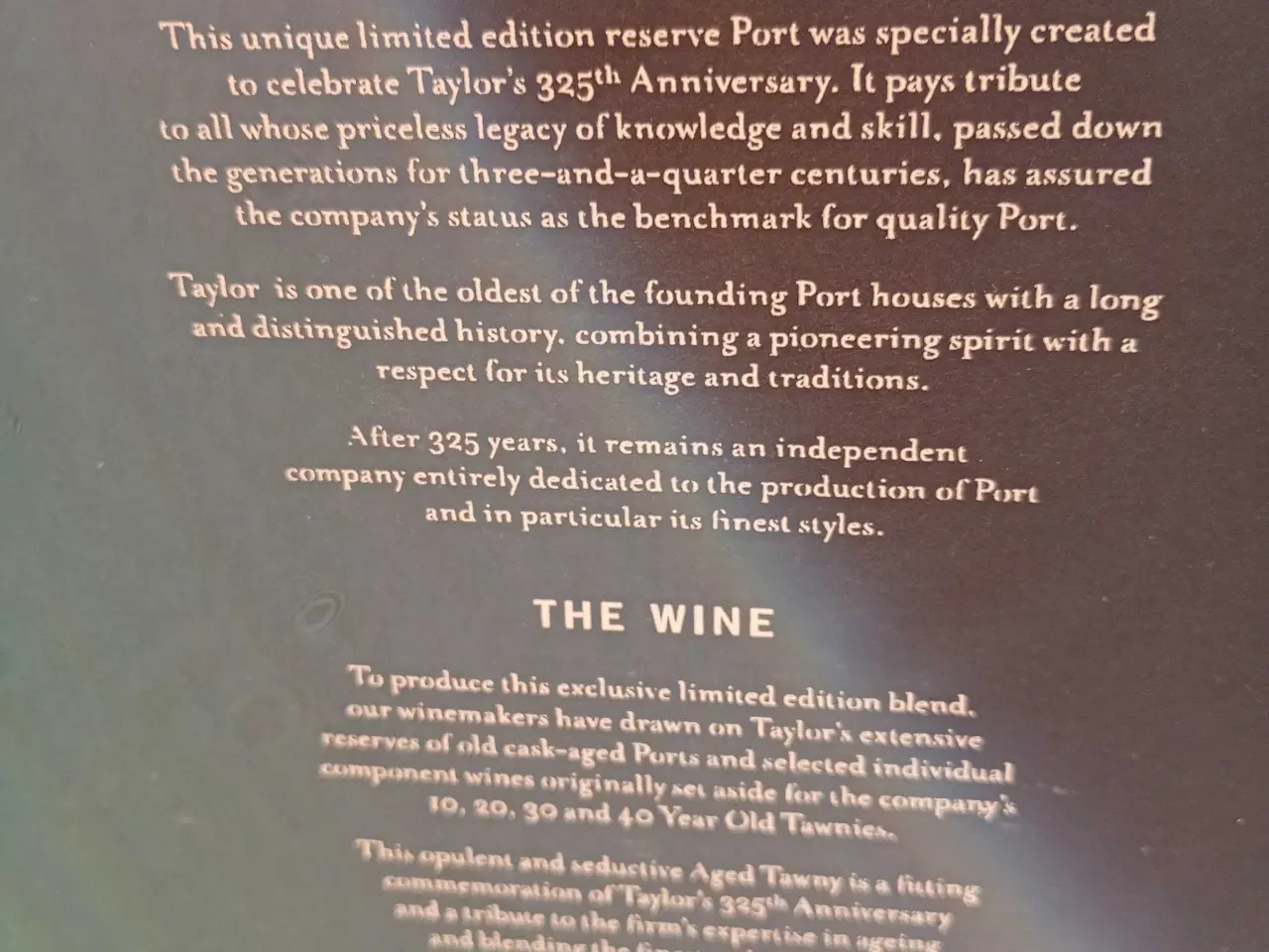 Billede 6 - Taylor s 325 jubilæum