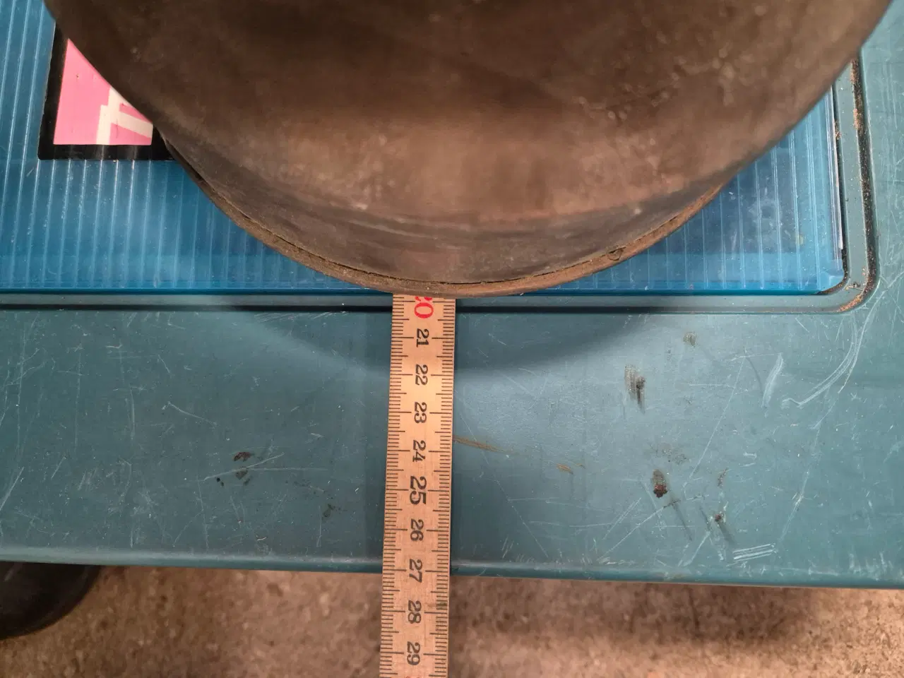 Billede 3 - Gammel messingtragt