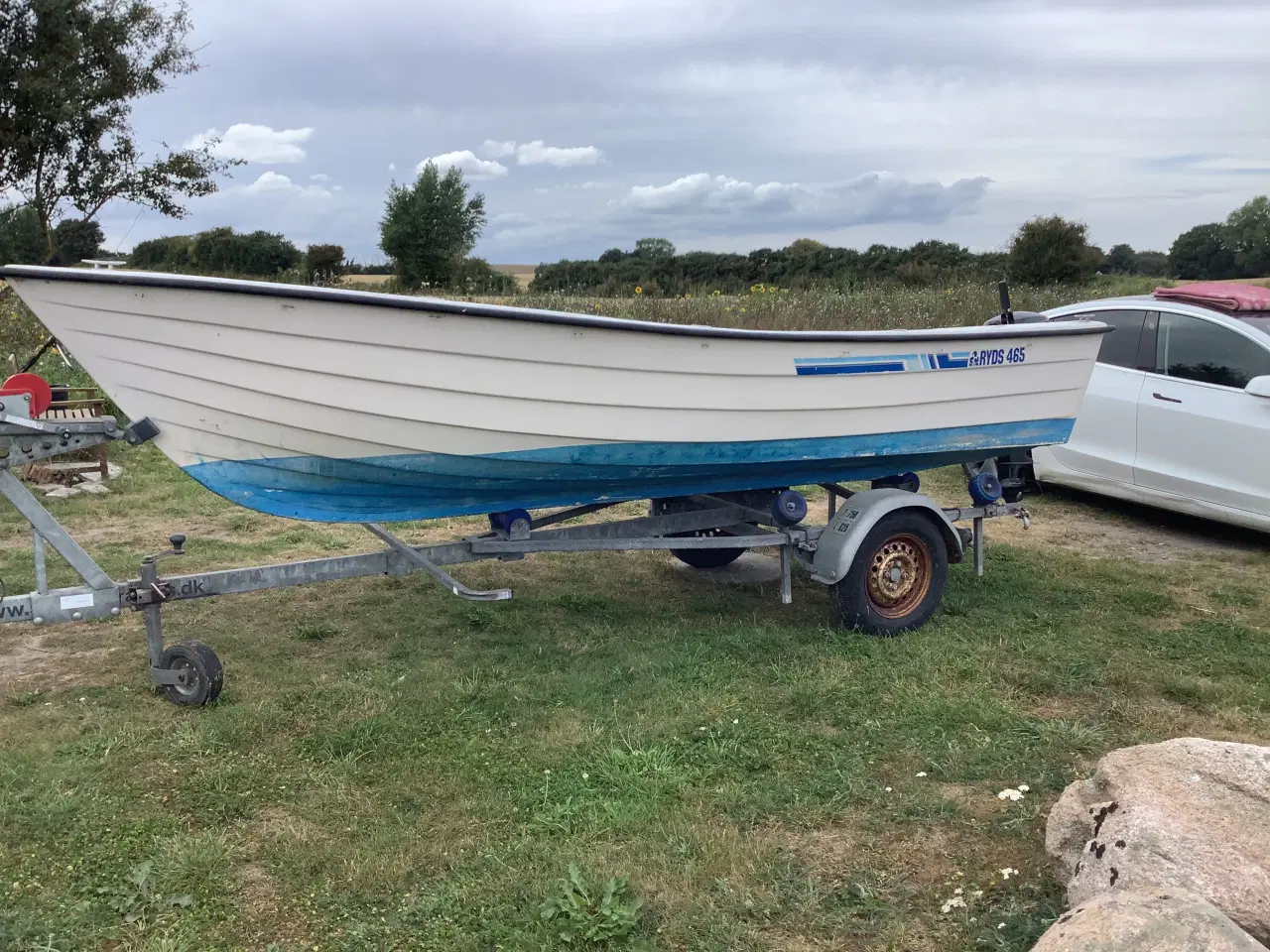 Billede 4 - 14 fods Rydes jolle 465 med ny motor 