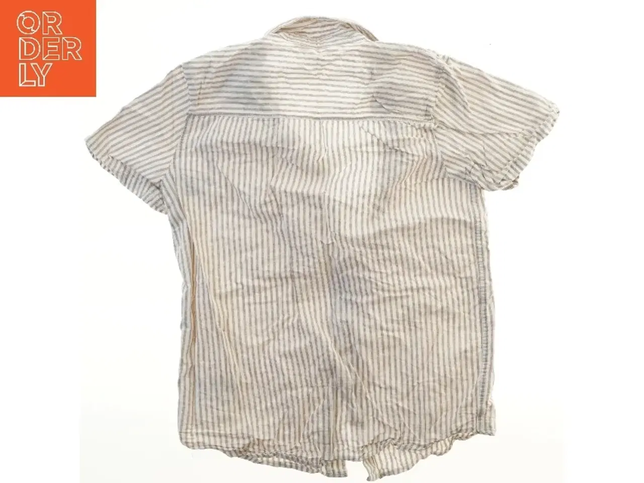 Billede 2 - Kortærmet skjorte med striber fra H&M (str. 146)