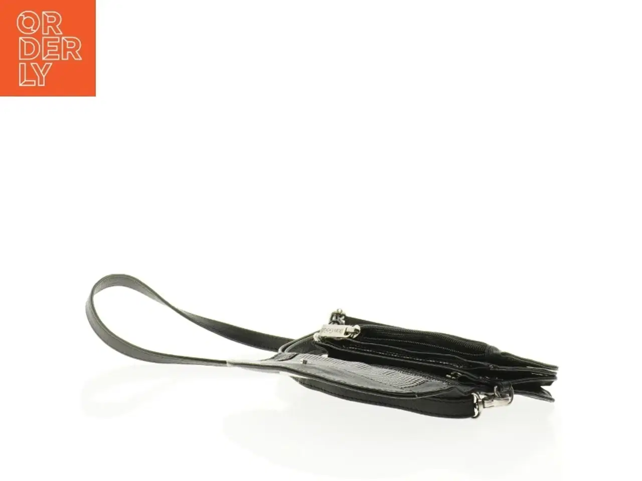 Billede 6 - Sort Bon Go&#251;t Crossbody lædertaske med skulderrem (str. 16 x 11 cm)