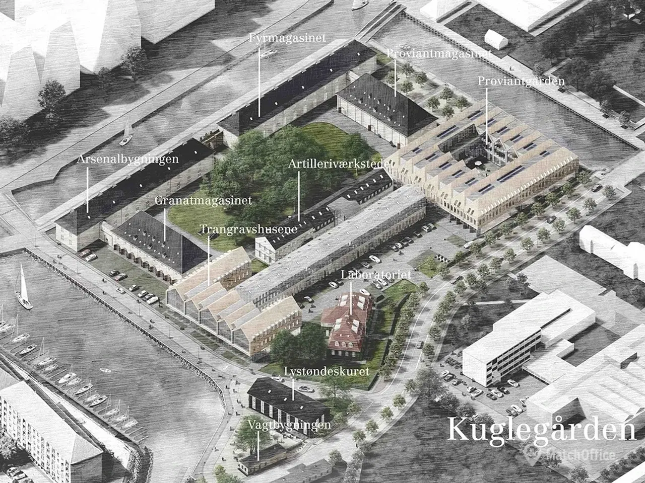 Billede 15 - Historisk og enestående: 1. sal i Kuglegårdens Artilleriværksted Øst
