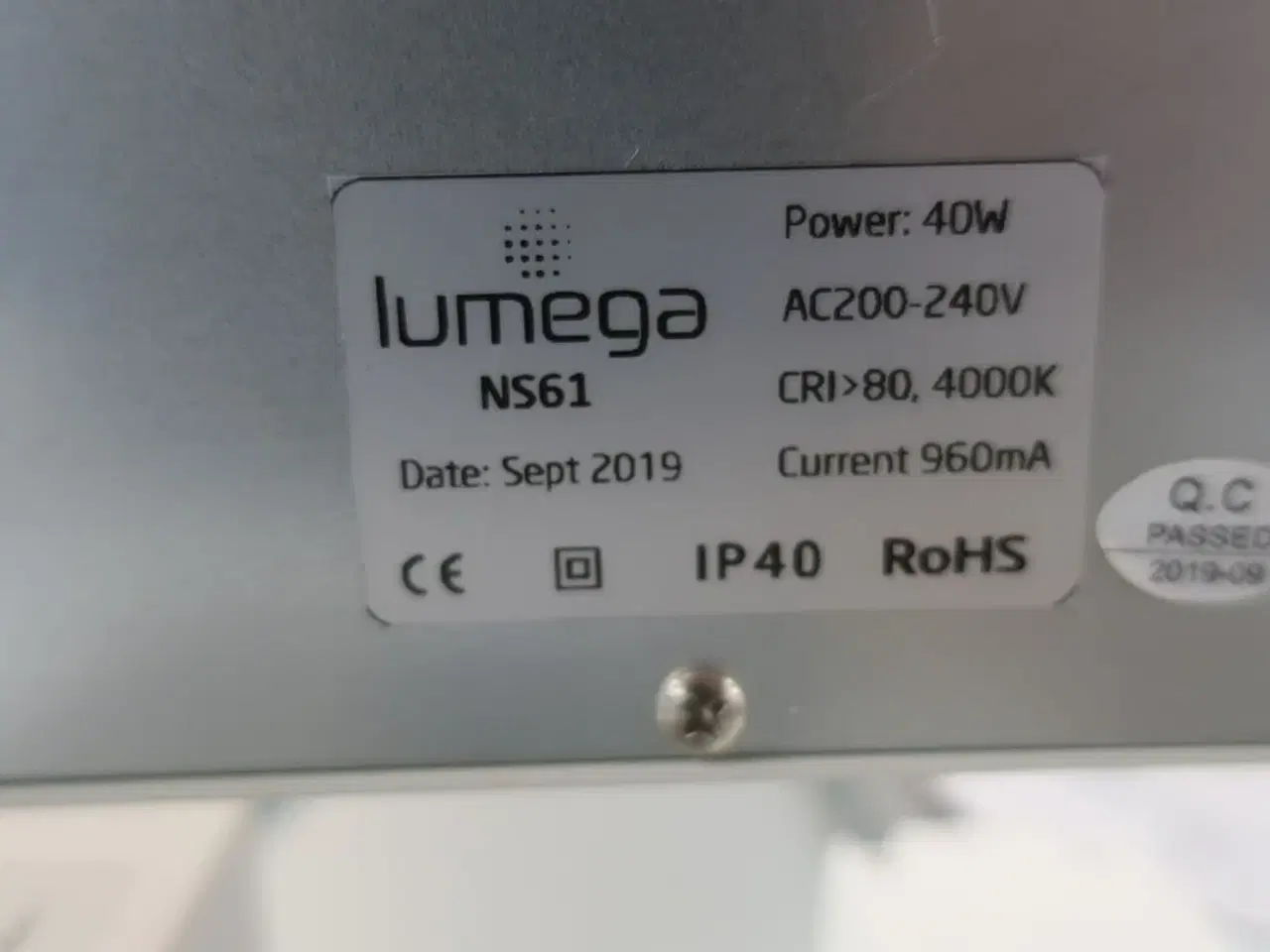 Billede 6 - 4 stk. led- paneler LUMEGA NS61