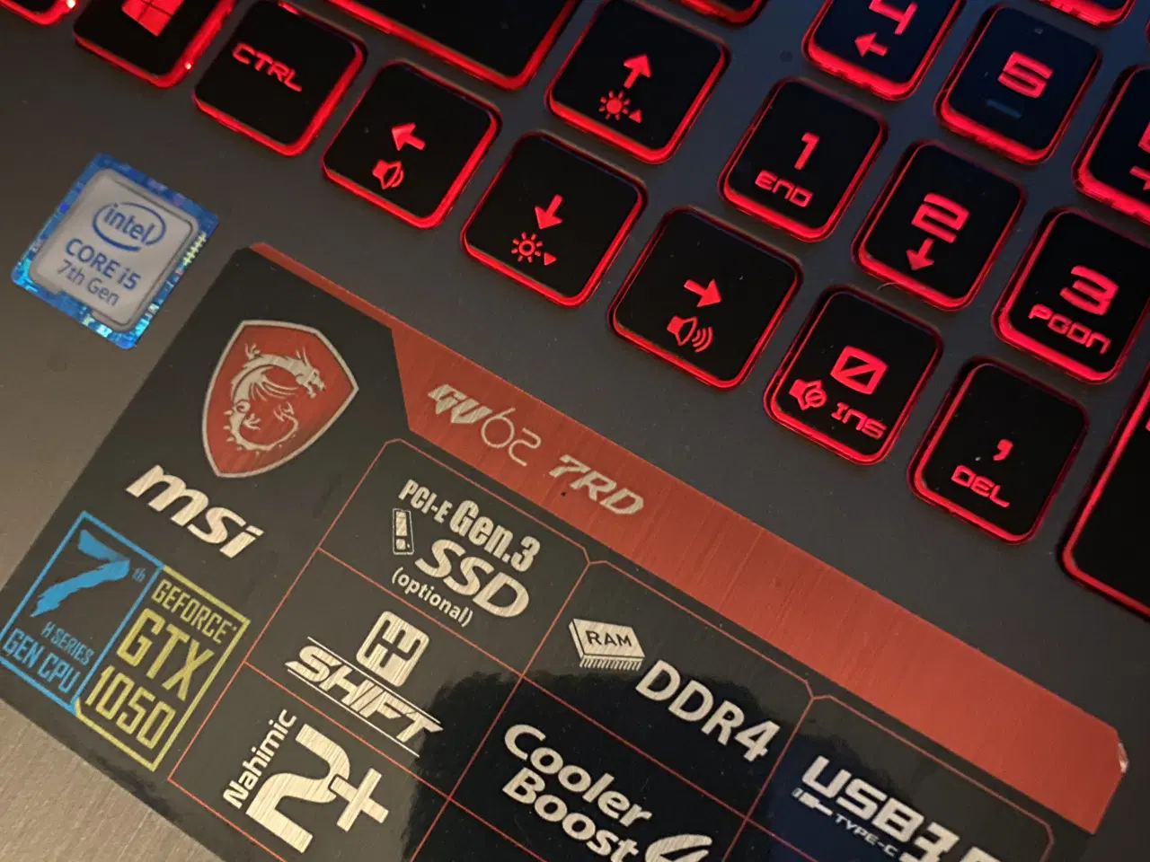 Billede 5 - MSI GV63 BÆRBAR