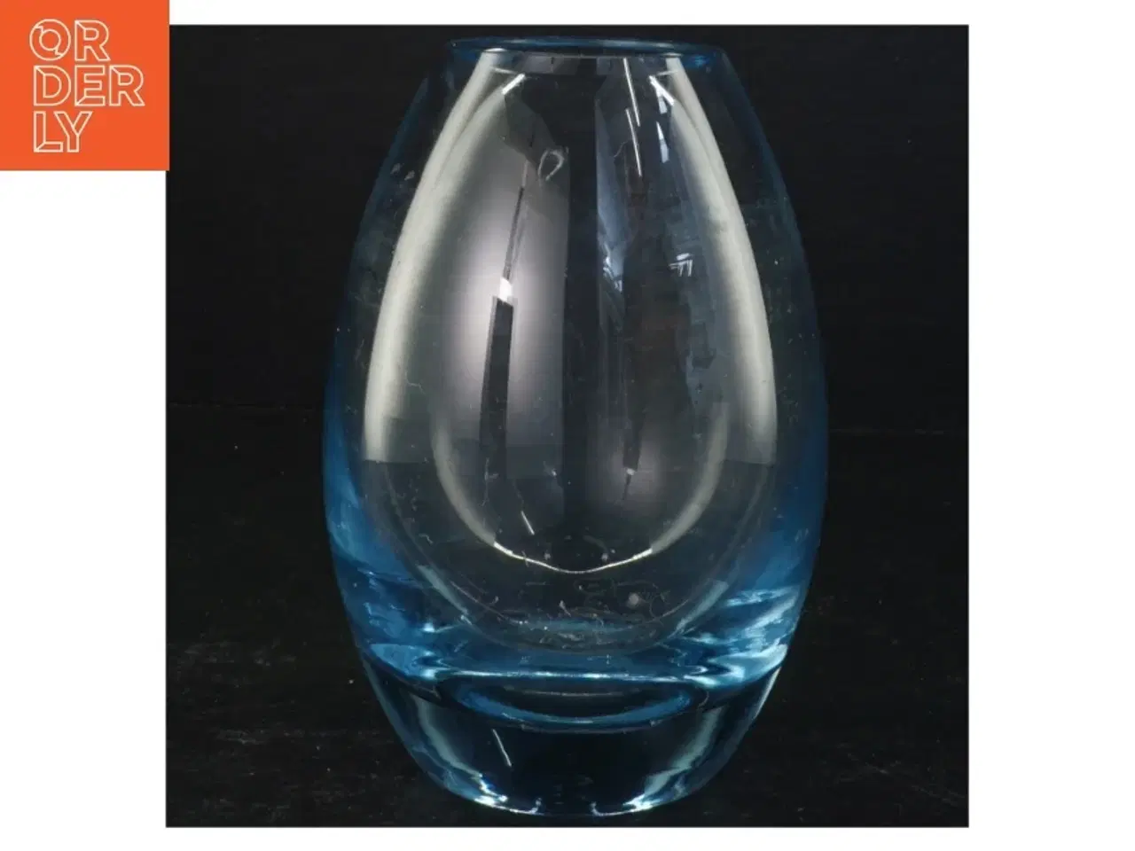 Billede 1 - Glasvase Holmegaard Hellas (str. 16 x 11 cm)