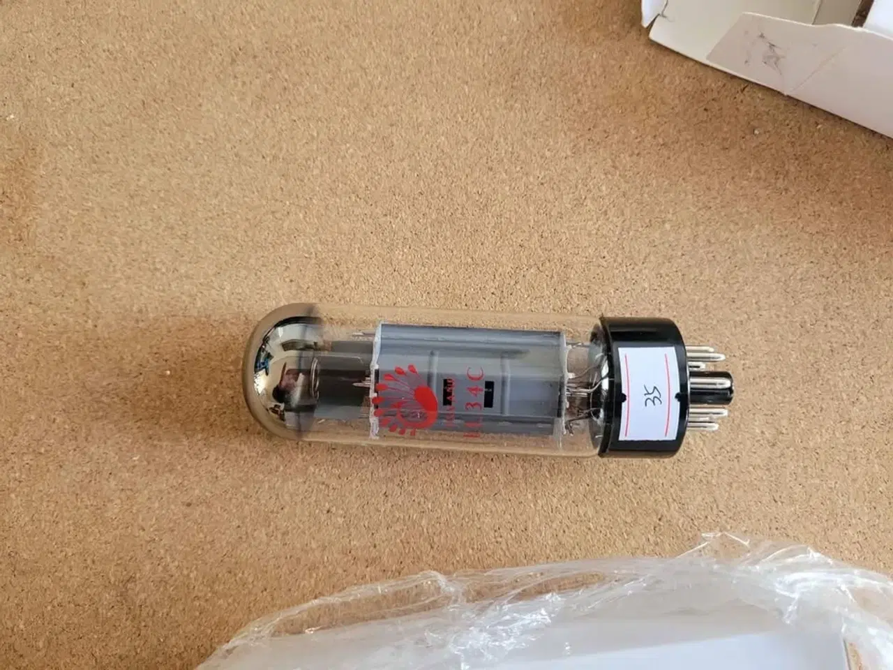 Billede 1 - 4 stk. EL34C udgangsrør til forstærker