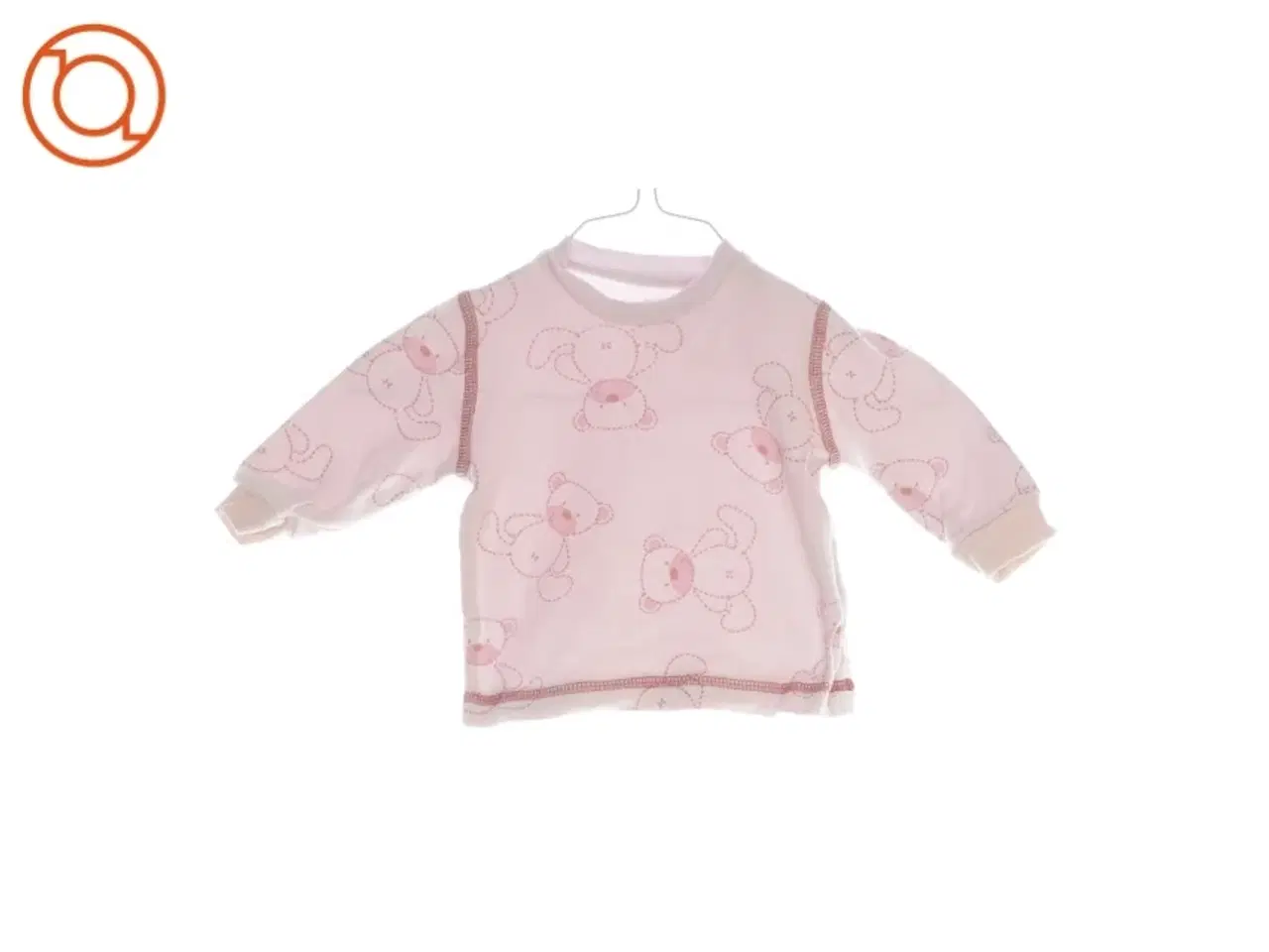 Billede 1 - Langærmet bluse med bamser (str. 62) fra Ukendt (str. 62)