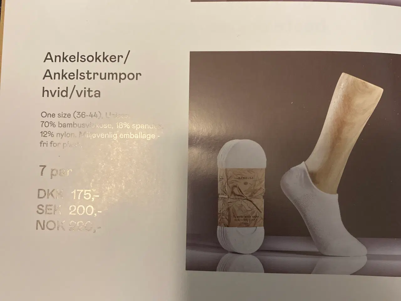 Billede 3 - Bambusa strømper