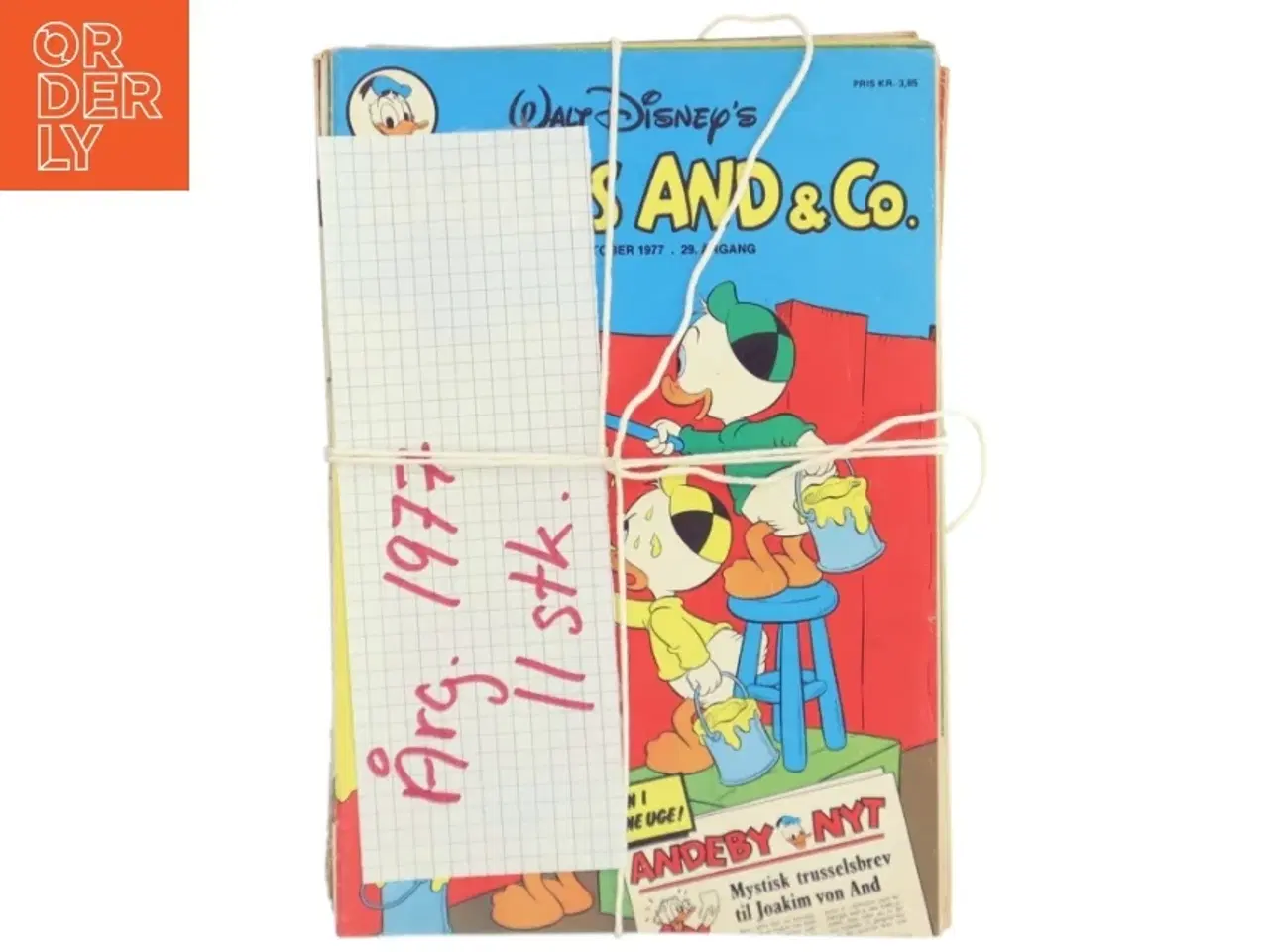 Billede 1 - Anders And blade, 1977, 11 stk fra LEGO, Anders And & Co.