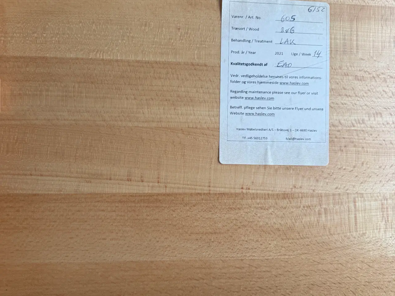 Billede 3 - Sofabord, Haslev, dansk design, håndlavet