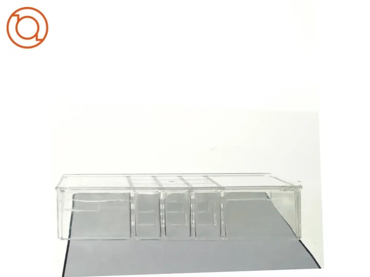 Billede 2 - organizer, Æske med rum (str. 22 x 9 x 5 cm)