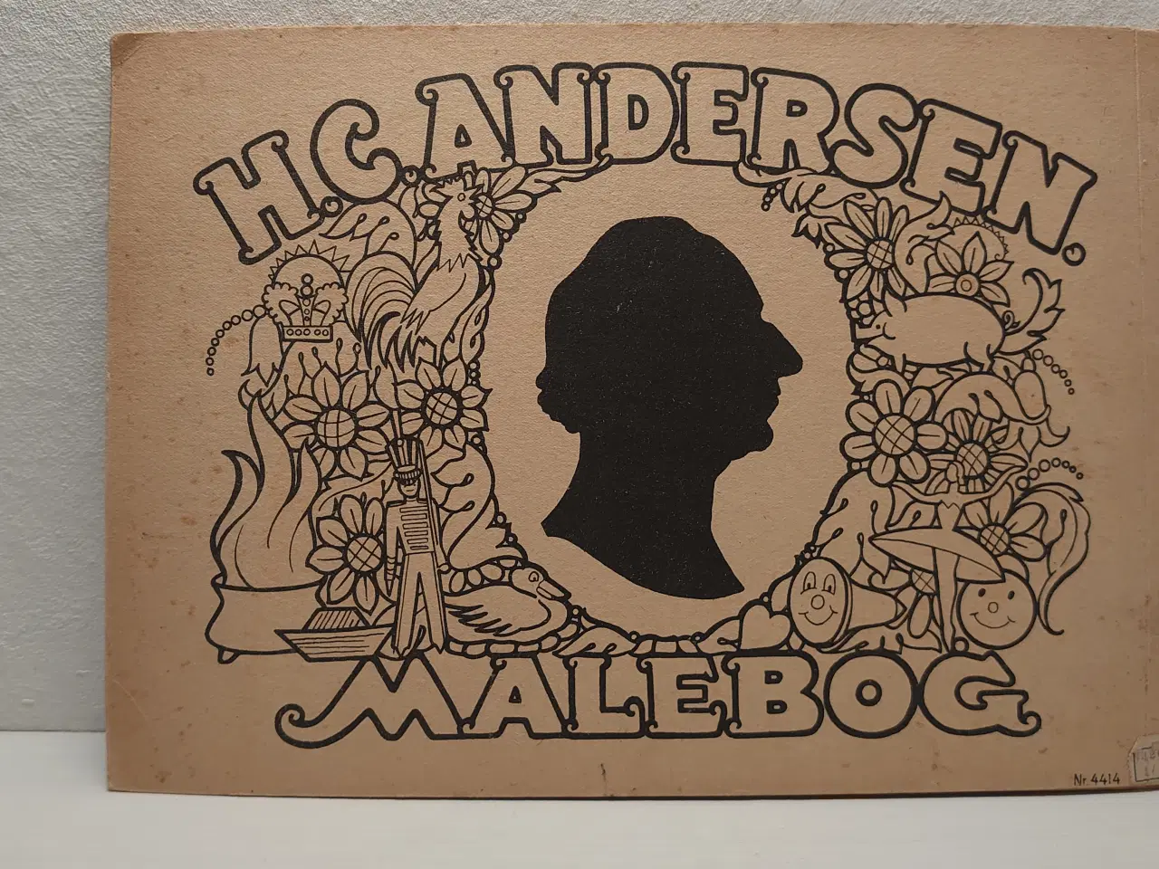 Billede 2 - H.C.Andersen: Ikke brugt malebog fra ca. 1950.