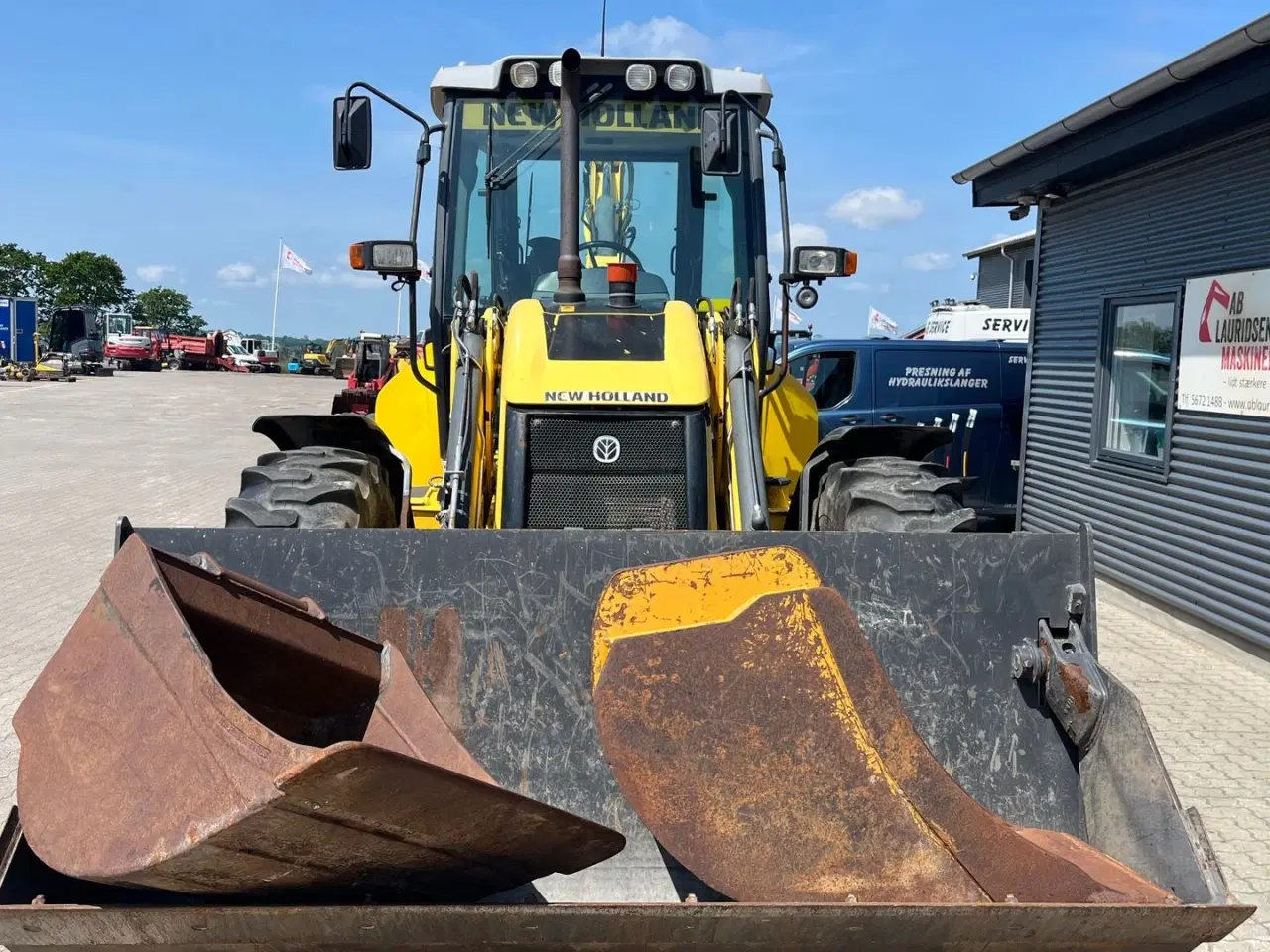 Billede 3 - New Holland B115 B Udskudsarm hurtigskifte mm.