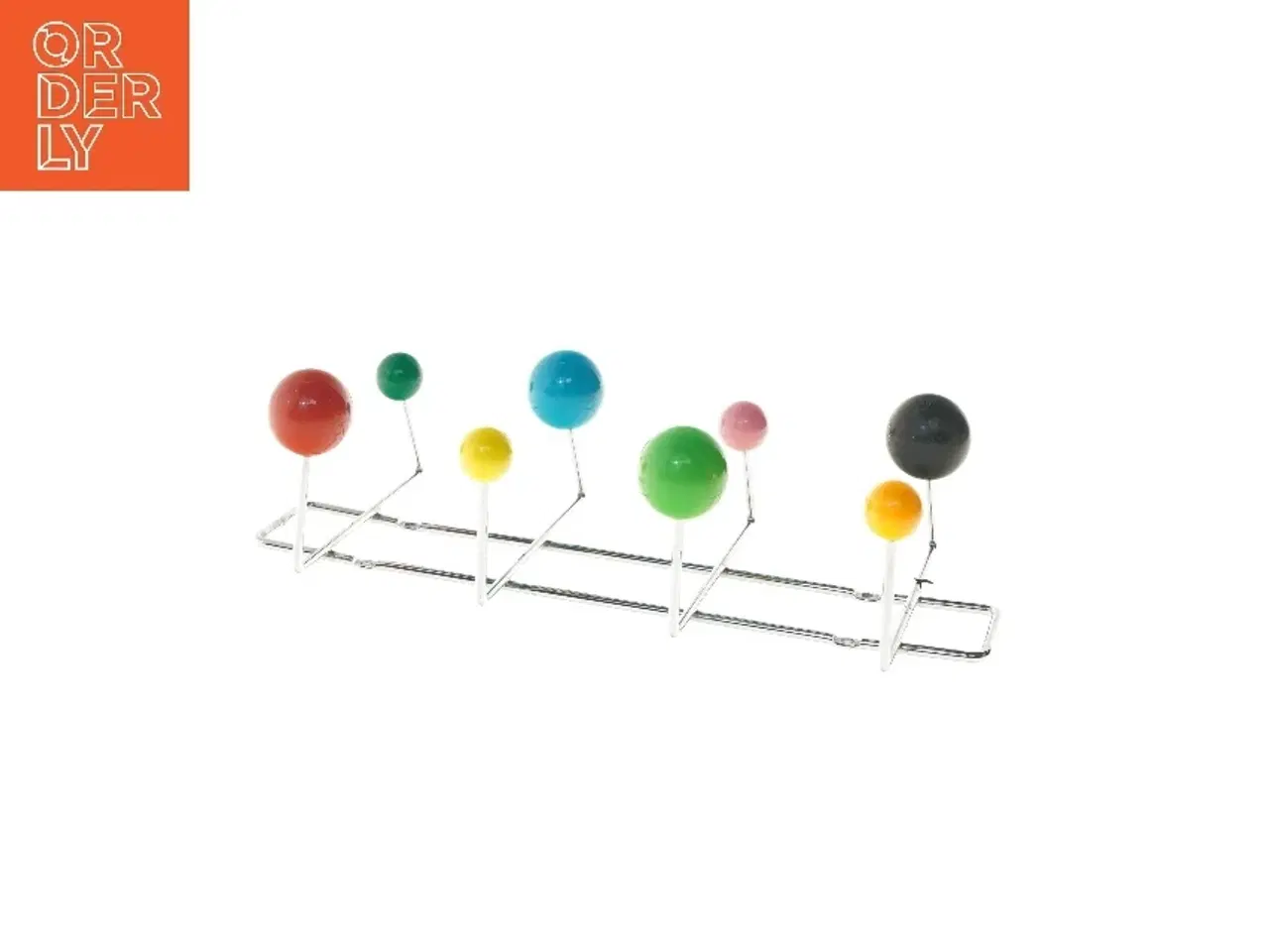 Billede 3 - Farverig knagerække (str. 15x35 cm)