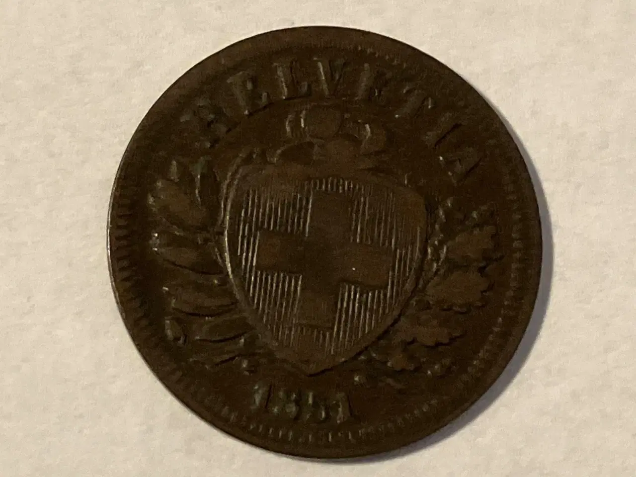 Billede 1 - 2 Rappen Switzerland 1851