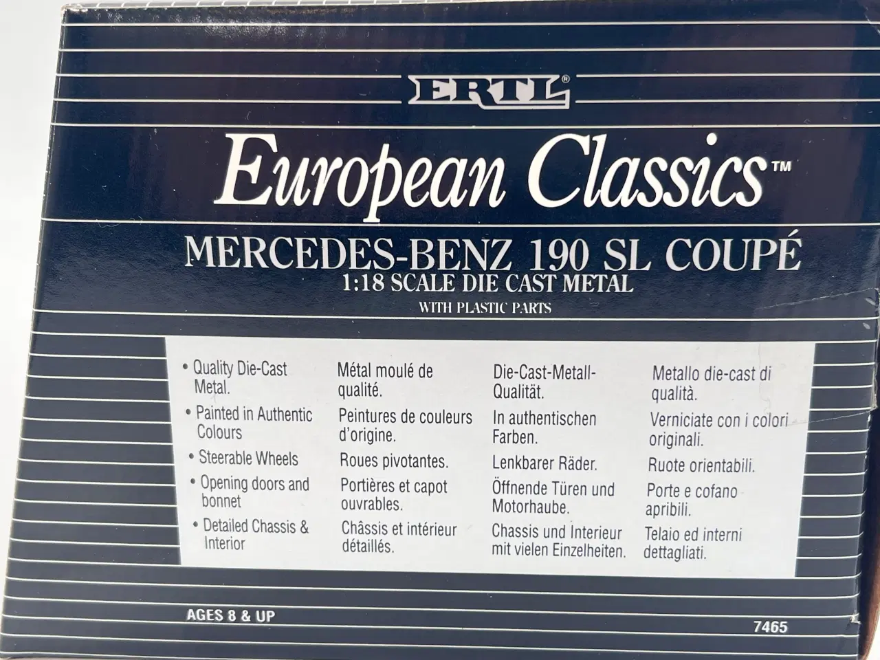 Billede 10 - 1955 Mercedes-Benz 190 SL Coupe 1:18