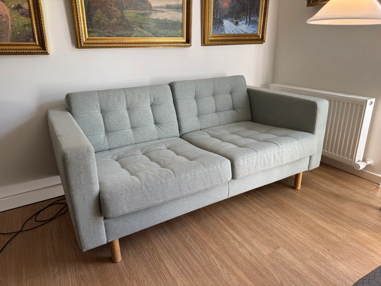 Billede 3 - Ikea sofa til 2 pers., model Landskrona, lys grøn
