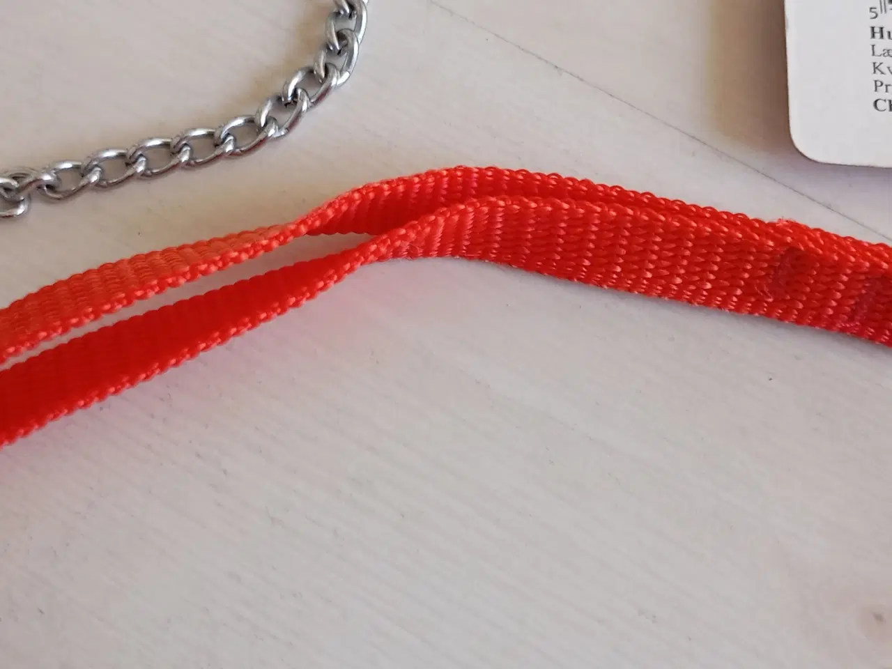 Billede 3 - Hundesnor. Hundekæde 125 cm.
