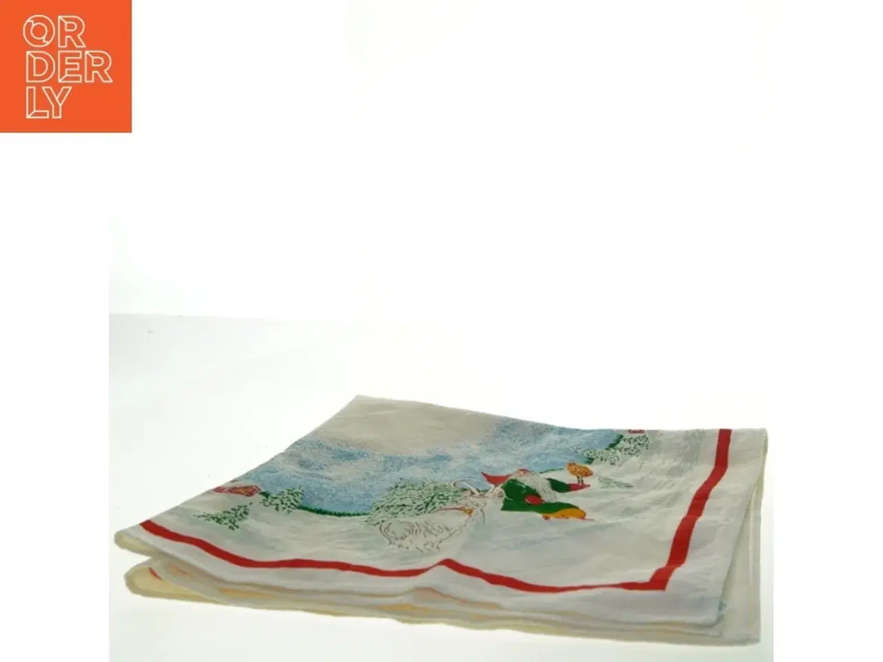 Billede 2 - Juledug med motiv (str. 71x76 cm)