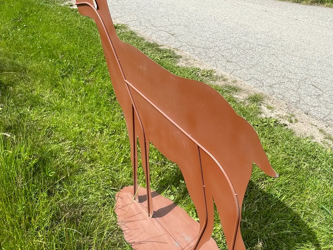 Billede 2 - Havefigur i rustlook bambi