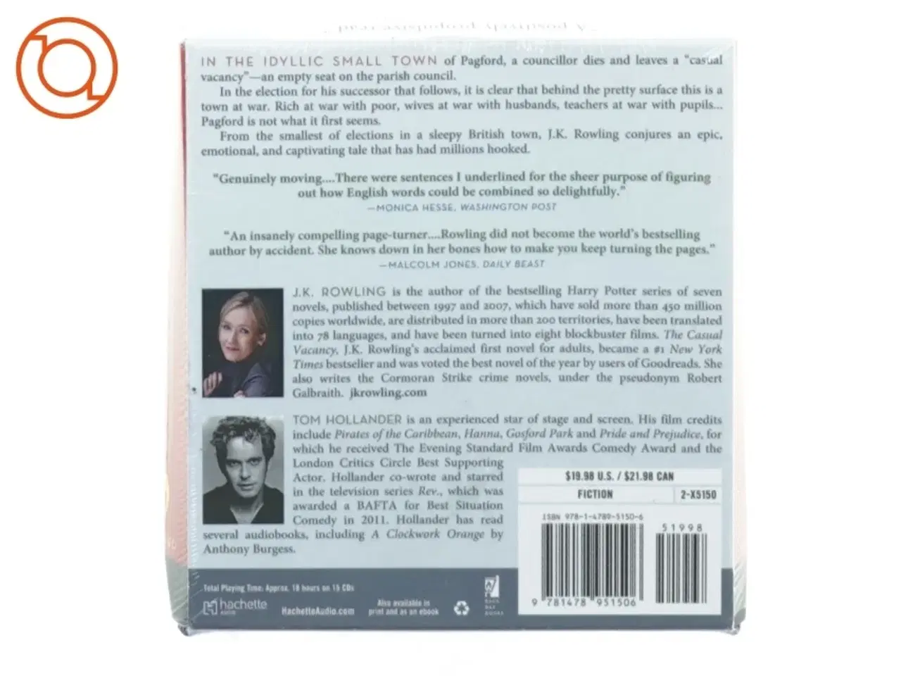 Billede 2 - The casual Vacancy af Jk Rowling fra Hachette (str. 13 x 15 cm)