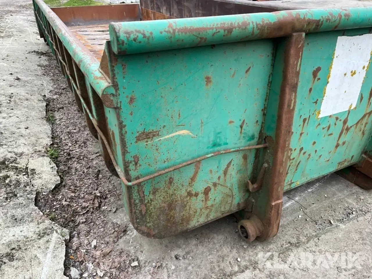 Billede 10 - Container til wirehejs Miljø-Art med hydraulisk bagsmæk